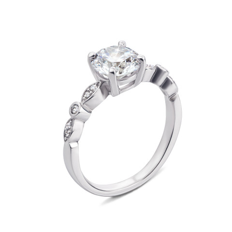 Серебряное кольцо с фианитами (1RI59516-R)