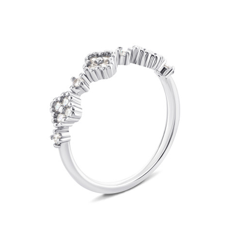 Серебряное кольцо с фианитами (1RI59578)