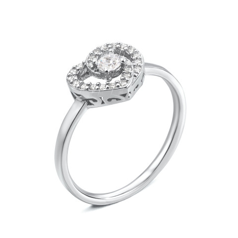 Серебряное кольцо с фианитами (1RI59597-R)