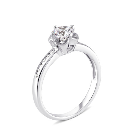 Серебряное кольцо с фианитами (1RI59698)