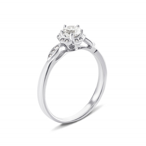 Серебряное кольцо с фианитами (1RI59832)
