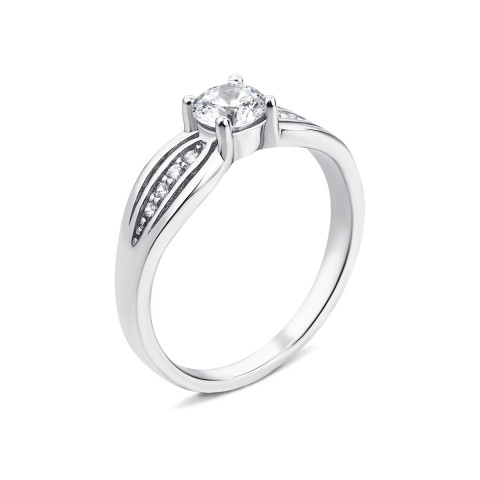 Серебряное кольцо с фианитами (1RI59918-R)