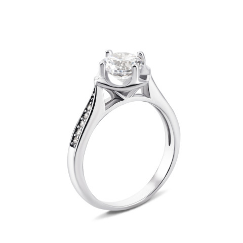 Серебряное кольцо с фианитами (1RI62400)