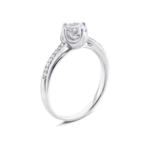 Серебряное кольцо с фианитами (1RI62614)