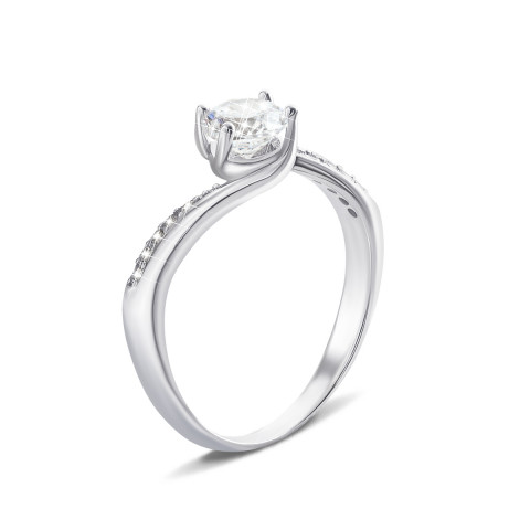 Серебряное кольцо с фианитами (1RI62701)