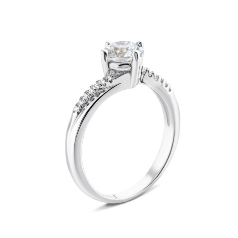 Серебряное кольцо с фианитами (1RI62708)