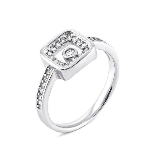 Серебряное кольцо с фианитами (1RI62934)