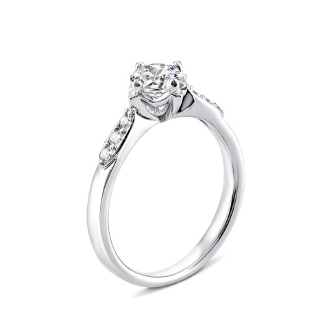 Серебряное кольцо с фианитами (1RI63199)