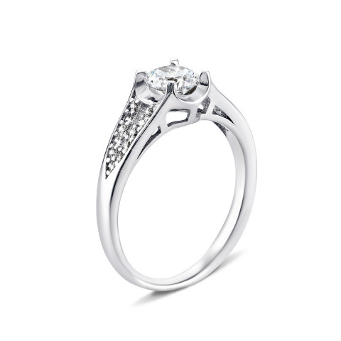 Серебряное кольцо с фианитами (1RI63311)