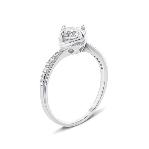 Серебряное кольцо с фианитами (1RI63328)