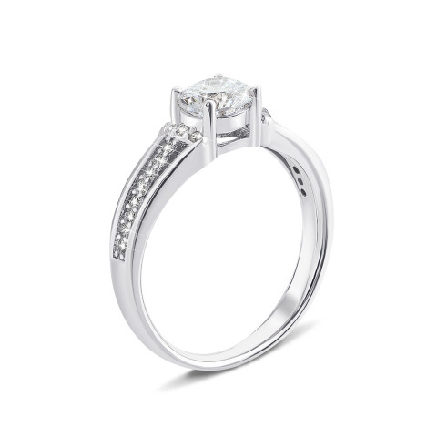 Серебряное кольцо с фианитами (1RI63345)