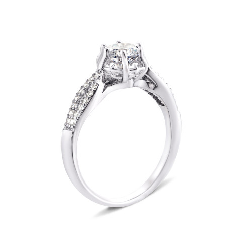 Серебряное кольцо с фианитами (1RI63379)