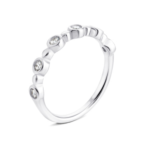 Серебряное кольцо с фианитами (1RI68252)