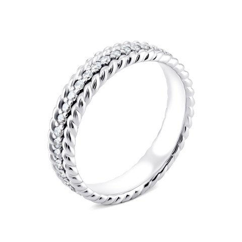 Серебряное кольцо с фианитами (500513-Р/16.0л.к)