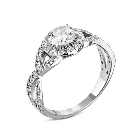 Серебряное кольцо с фианитами (8003 Р)