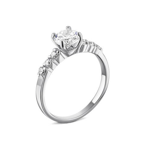 Серебряное кольцо с фианитами (8017 Р)