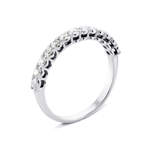 Серебряное кольцо с фианитами (910058б)