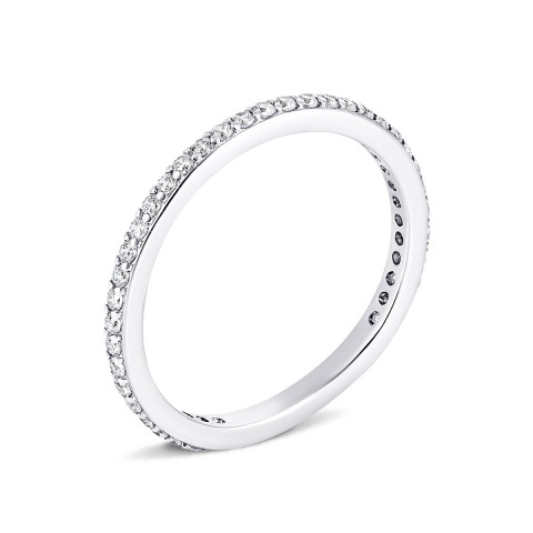 Серебряное кольцо с фианитами (910167б)