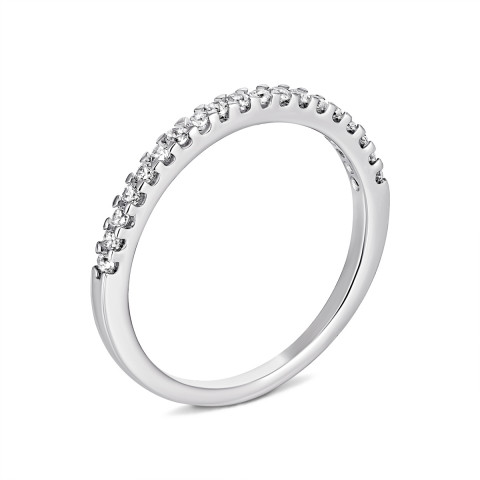 Серебряное кольцо с фианитами (921К.Rh)
