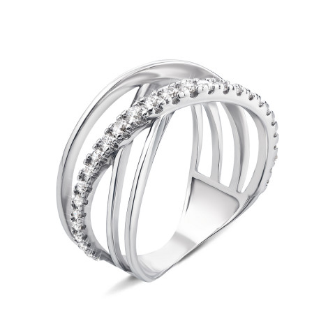 Серебряное кольцо с фианитами (AZ01084)