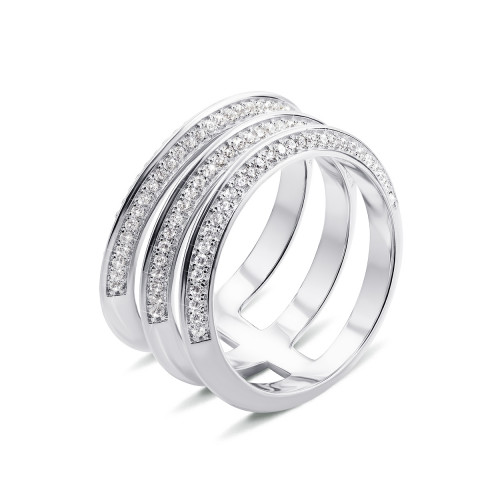 Серебряное кольцо с фианитами (AZ01145/2)