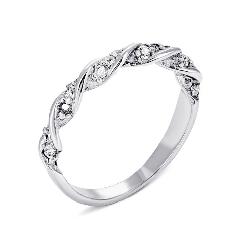 Серебряное кольцо с фианитами (AZ01222)