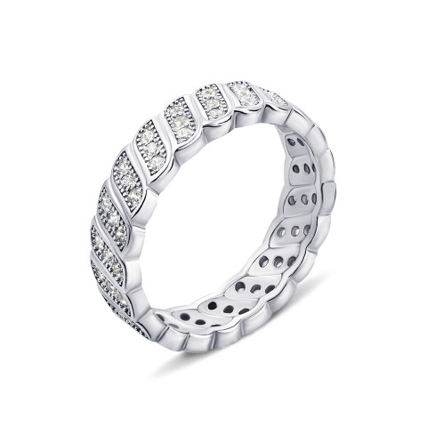 Серебряное кольцо с фианитами (DR106-R)