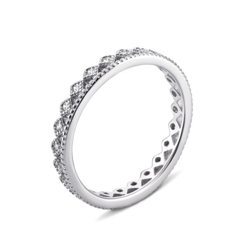 Серебряное кольцо с фианитами (GR2121)