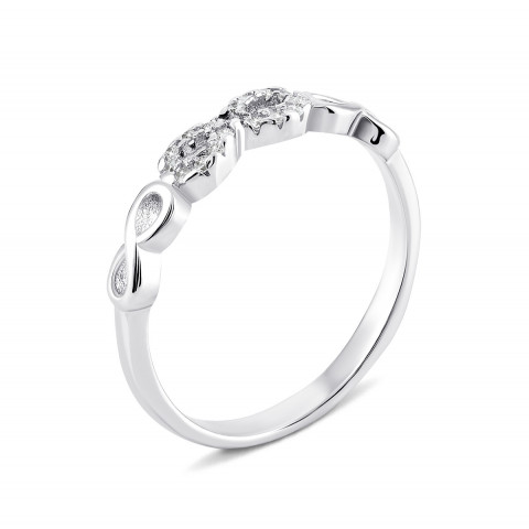 Серебряное кольцо Бесконечность с фианитами (GR4524)