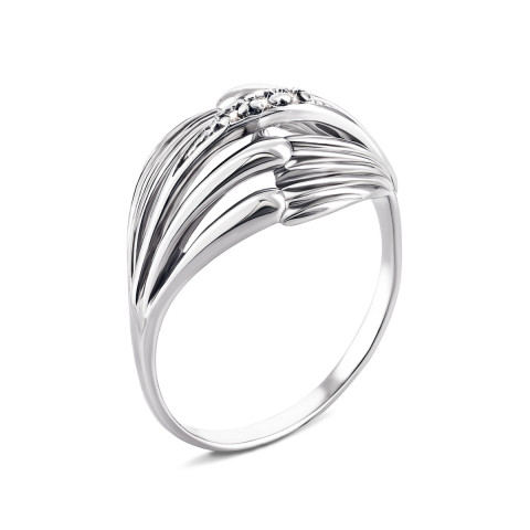 Серебряное кольцо с фианитами (К2Ф/056-16)