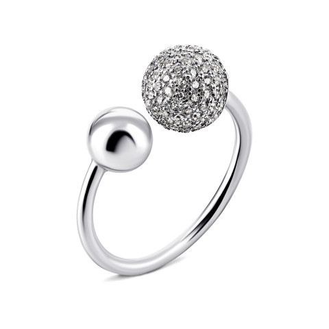 Серебряное кольцо с фианитами (К2Ф/1288)
