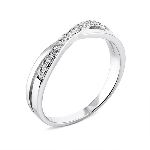 Серебряное кольцо с фианитами (К2Ф/750)