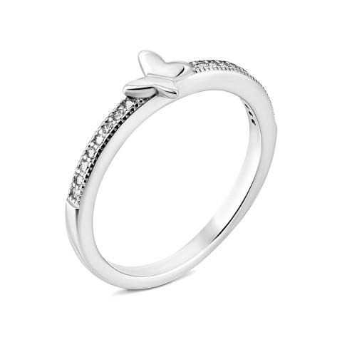 Серебряное кольцо с фианитами (КК2Ф/1097)