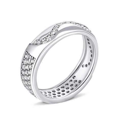 Серебряное кольцо с фианитами (КК2Ф/2053)