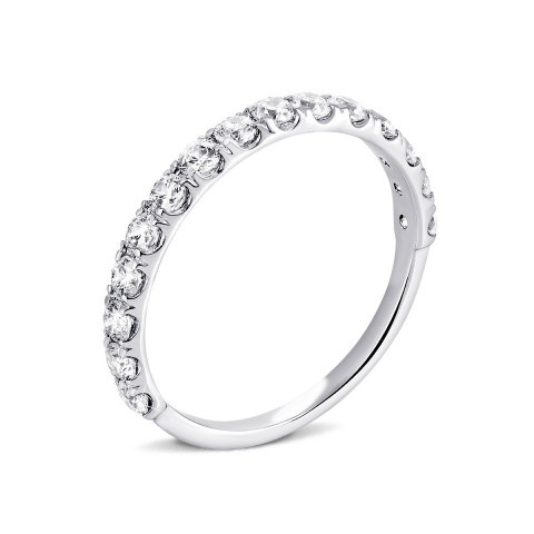 Серебряное кольцо с фианитами (Л-023р) 