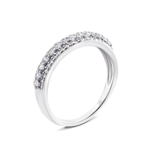 Серебряное кольцо с фианитами (LR1002)