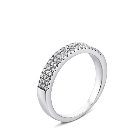 Серебряное кольцо с фианитами (LR1389)