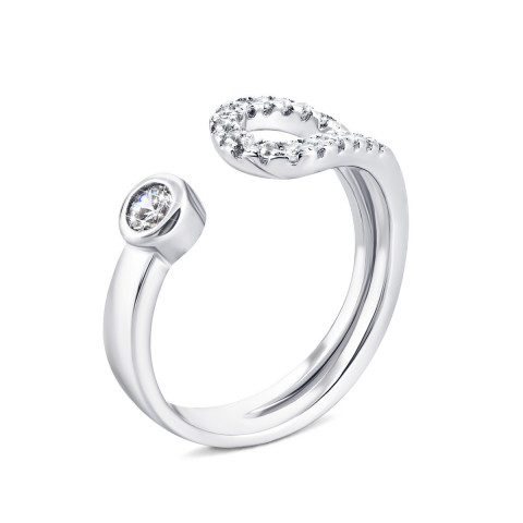 Серебряное кольцо с фианитами (LR1664)