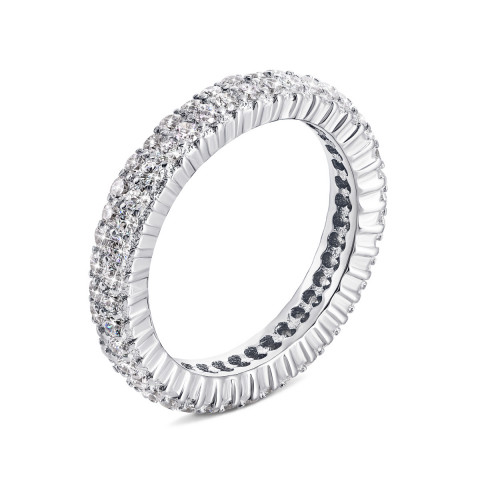 Серебряное кольцо с фианитами (LR1980)