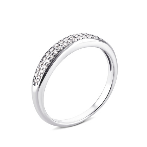 Серебряное кольцо с фианитами (LR332-R/12/1)