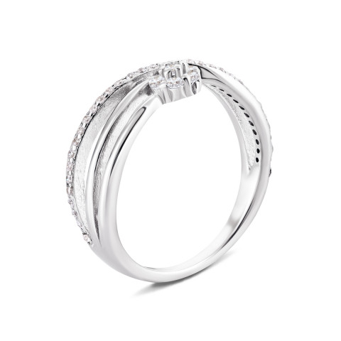 Серебряное кольцо с фианитами (LR833)