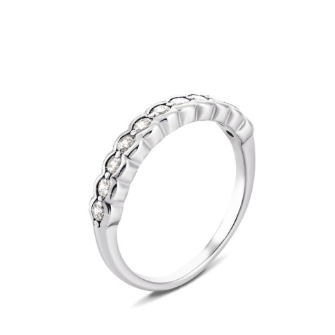 Серебряное кольцо с фианитами (LR918)
