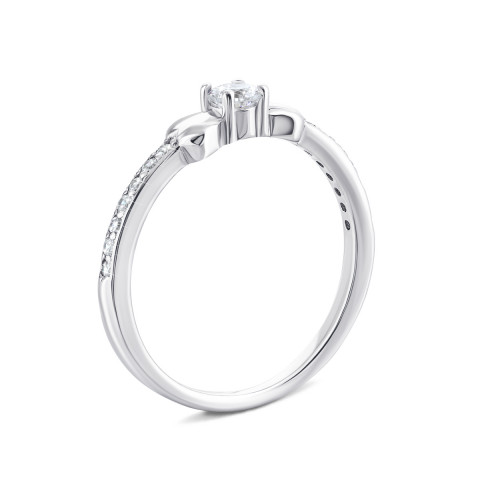 Серебряное кольцо с фианитами (LR931)