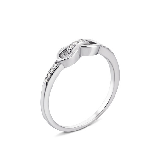 Серебряное кольцо с фианитами (LR951)