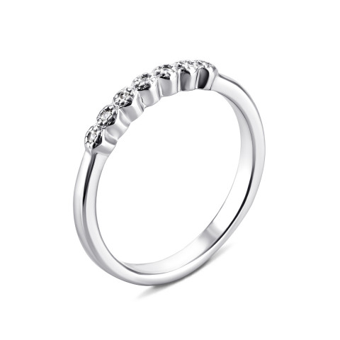 Серебряное кольцо с фианитами (LR985-R)