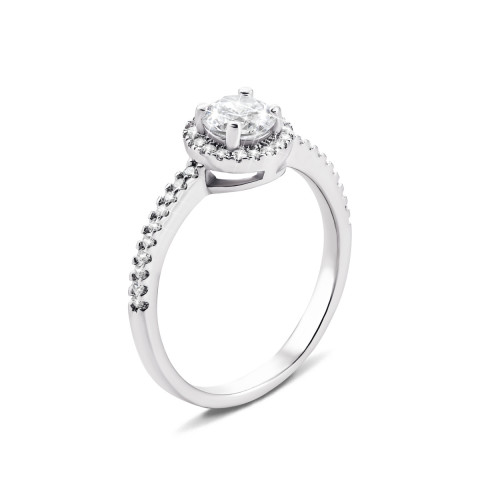 Серебряное кольцо с фианитами (PRS0540)
