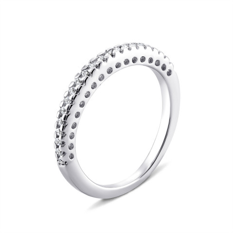 Серебряное кольцо с фианитами (PRS0614-R/12/1)
