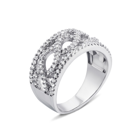 Серебряное кольцо с фианитами (PRS1015-R)