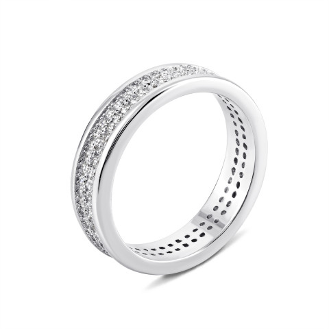 Серебряное кольцо с фианитами (PRS1062)