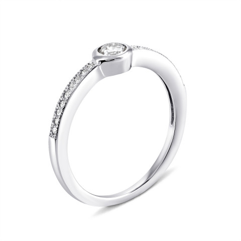 Серебряное кольцо с фианитами (PRS1168-R/12/1)